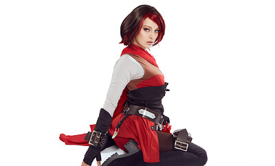 Maddy May in RWBY Ruby Rose from VR Cosplay X