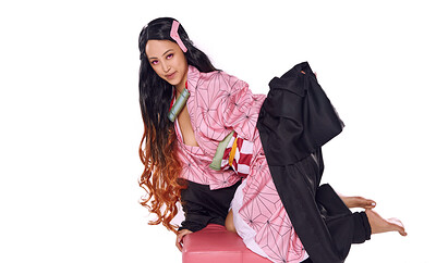 Alexia Anders in Demon Slayer Nezuko Kamado from VR Cosplay X