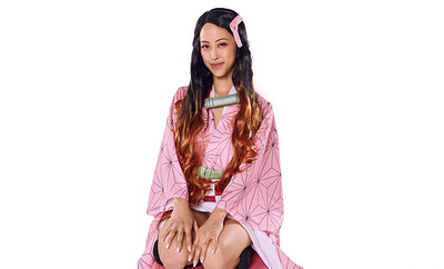 Alexia Anders in Demon Slayer Nezuko Kamado from VR Cosplay X