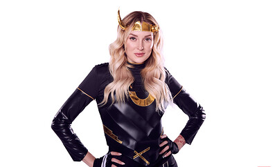 Charlotte Sins in Lady Loki from VR Cosplay X