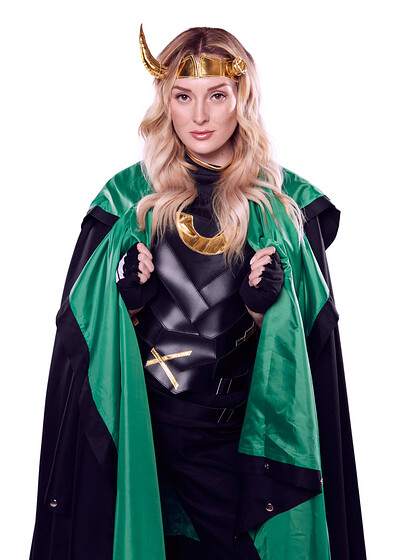 Charlotte Sins in Lady Loki from VR Cosplay X