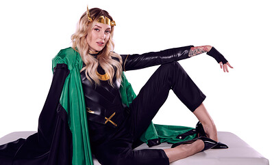 Charlotte Sins in Lady Loki from VR Cosplay X
