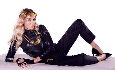 Charlotte Sins in Lady Loki from VR Cosplay X