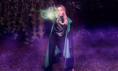 Charlotte Sins in Lady Loki from VR Cosplay X