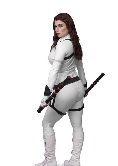 Isabelle Reese in The Black Widow from VR Cosplay X