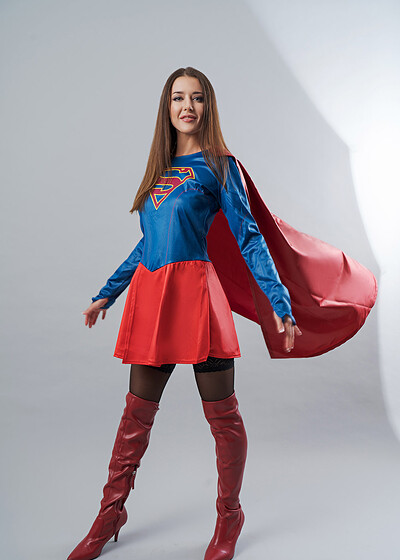 Sybil A in Sybil Supergirl from VR Cosplay X