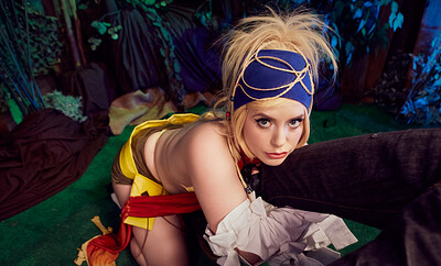 Dresden in Final Fantasy X Rikku from VR Cosplay X