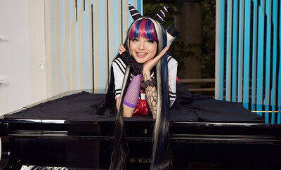 Lola Fae in Dangaropa Ibuki Mioda from VR Cosplay X