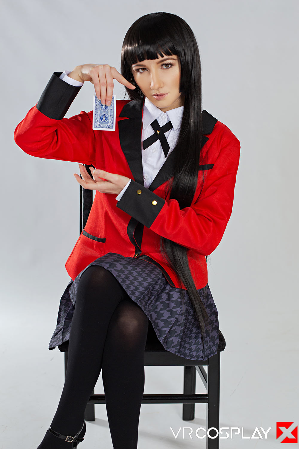 Maya Woulfe in VR Cosplay X set Kakegurui
