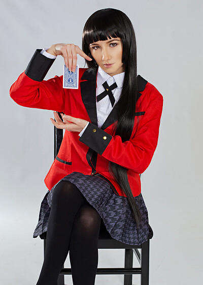 Maya Woulfe in VR Cosplay X set Kakegurui