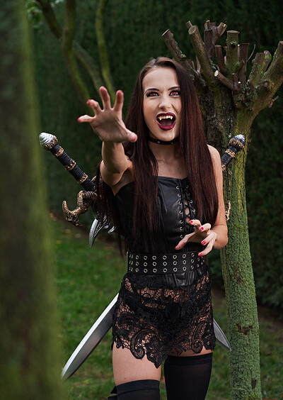 Nicole Love in Skyrim from VR Cosplay X
