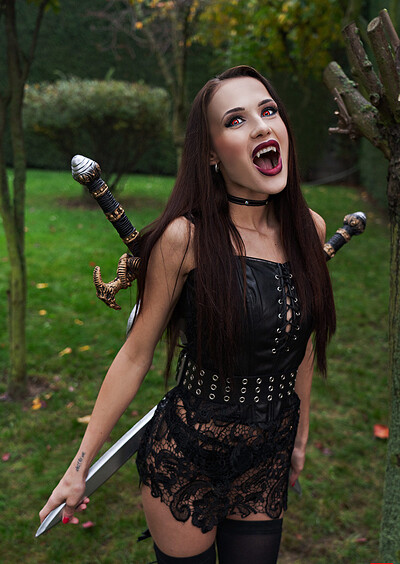 Nicole Love in Skyrim from VR Cosplay X