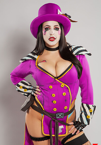 Angela White in Borderlands Mad Moxxi from VR Cosplay X