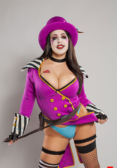 Angela White in Borderlands Mad Moxxi from VR Cosplay X