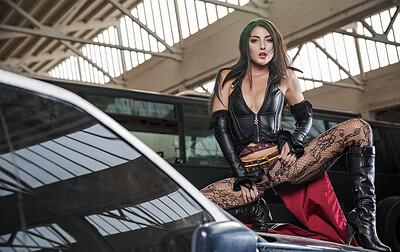 Katy Rose in Bullet Witch from VR Cosplay X