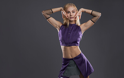 Nancy A in Naruto Ino Yamanaka from VR Cosplay X