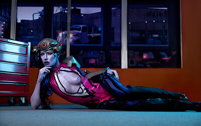 Zoe Doll and Alexa Tomas in Overwatch from VR Cosplay X