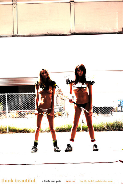 Nikkala Stott and Peta Todd in Lacrosse from Body In Mind