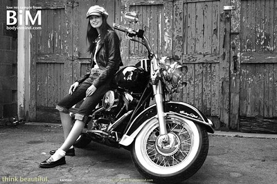 Karmen in Classic Softail B W from Body In Mind
