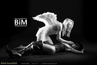 Karmen and Katy Cee in Good Vs Evil from Body In Mind
