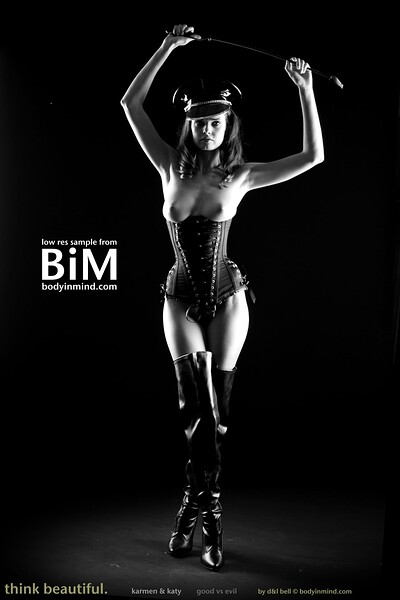 Karmen and Katy Cee in Good Vs Evil from Body In Mind