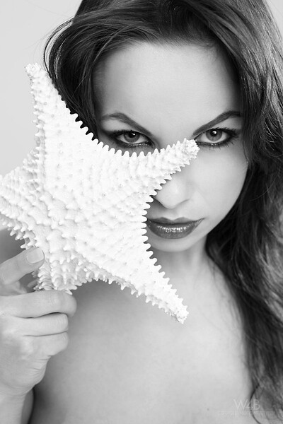 Marta in Black and White from Watch 4 Beauty