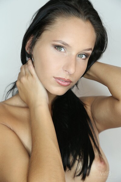 Mira in White Pleasure from Watch 4 Beauty