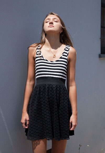 Maria Turova in Stripes Down from Zishy