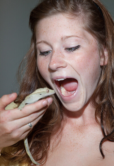 Jordyn Briese in Loves Reptiles from Zishy