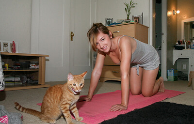Lexy Mack in Does Home Workouts from Zishy