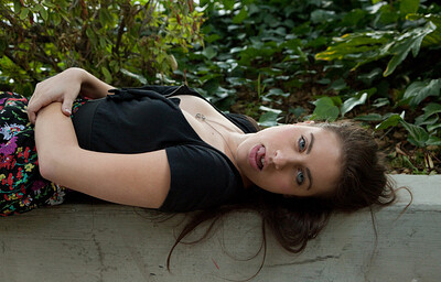Kim Alu in Has Icy Blue Eyes from Zishy