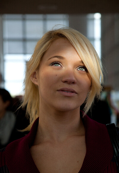 Tegan Summers in High At The Getty from Zishy