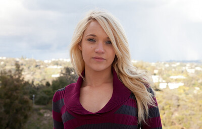 Tegan Summers in High At The Getty from Zishy