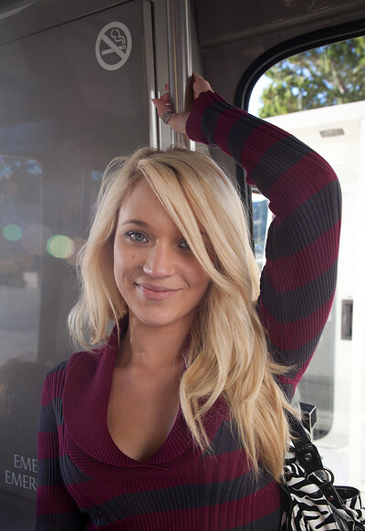 Tegan Summers in High At The Getty from Zishy