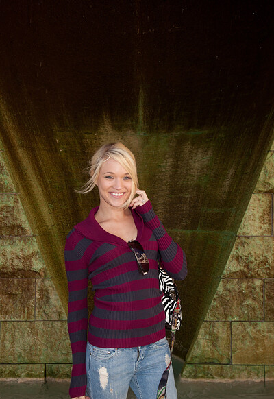 Tegan Summers in High At The Getty from Zishy