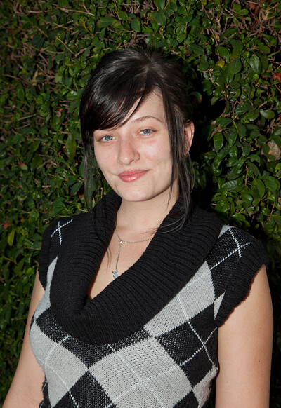Hannah Kinney in Argyle Arrangement from Zishy