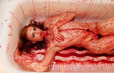 Rose Belford in Blood Orange Juice from Zishy