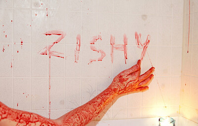 Rose Belford in Blood Orange Juice from Zishy