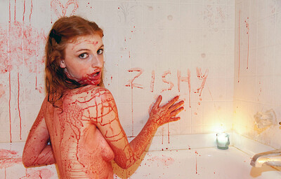 Rose Belford in Blood Orange Juice from Zishy