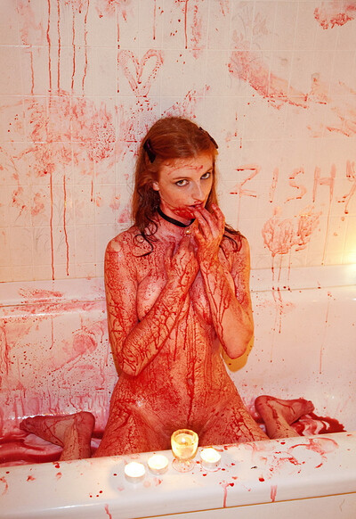 Rose Belford in Blood Orange Juice from Zishy
