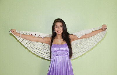 Megan Salinas in Rhyme Shine Buss from Zishy