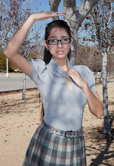 Megan Salinas in Private Schooled from Zishy