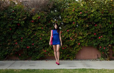 Alyson Grey in Recycled Armani from Zishy