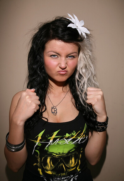 Veronica Lavery in Zishy set Park Punk
