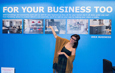 Aysha Thoen in Ikea Sunday from Zishy