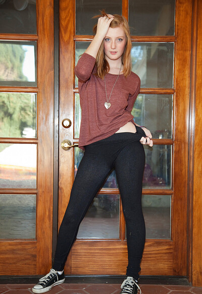 Remy Einar in Fall Teen Tights from Zishy