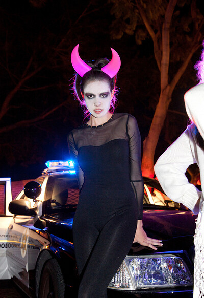 Emily Grey in Halloween Recap from Zishy