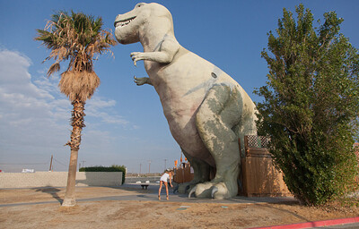 Piper Candless in Cabazon Dinos from Zishy