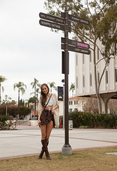 Carlee Delima in Colledge Try Pt 1 from Zishy