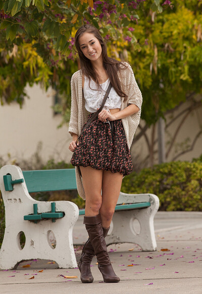 Carlee Delima in Colledge Try Pt 1 from Zishy